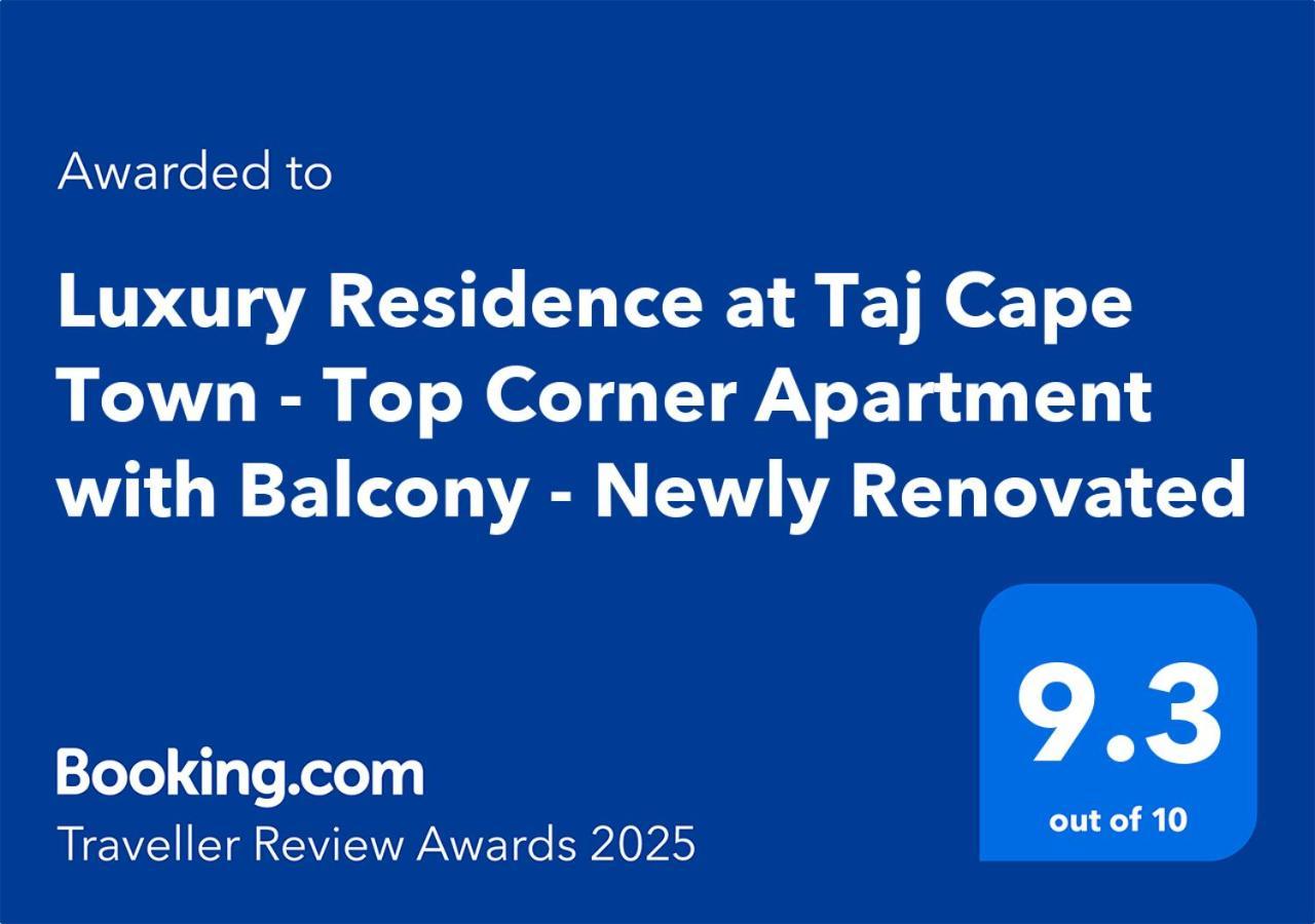 Luxury Residence At Taj Cape Town - Top Corner Apartment With Balcony - Newly Renovated Exterior foto